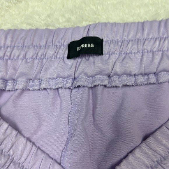 Express High Waist Lavender Shorts NWT - Picture 3 of 7